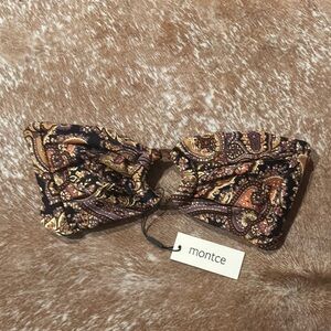 Montce Paisley Print Bikini Top